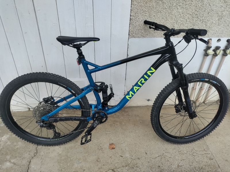 Marin Rift Zone 27.5 2 2022 2022 Mountainbike usato, Blu — immagine 18 di 22