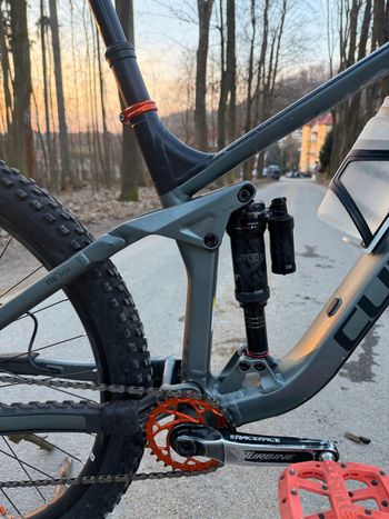 Used CUBE Stereo Shimano SLX 2021 Mountainbike, Light Gray — image 4 of 8