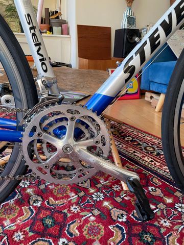 Used Stevens Stelvio Campagnolo Mirage 2007 Road & Gravel, Blue — image 4 of 9