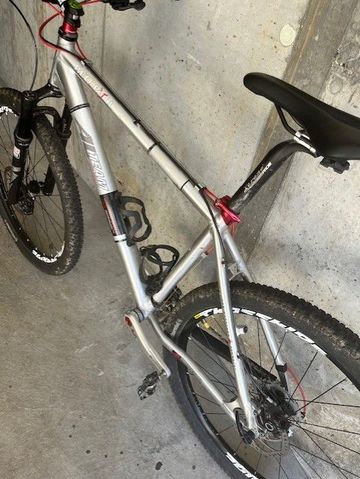 Gebrauchtes Red Bull (Rose) AL Team 2006 Mountainbike, Hellgrau — Bild 3 von 10