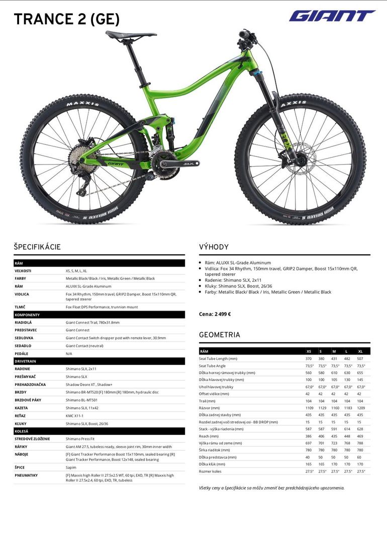 Used Giant Trance 2 2019 2019 Mountainbike, Green, 27.5 — image 26 of 26