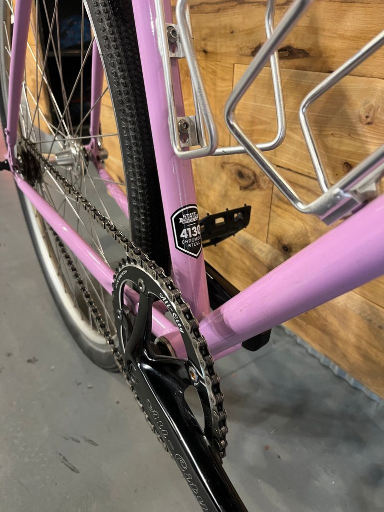 Used State Bicycle Co. 4130 All-Road Single Speed / Fixed Gear 2024 Road & Gravel, Purple — image 5 of 7