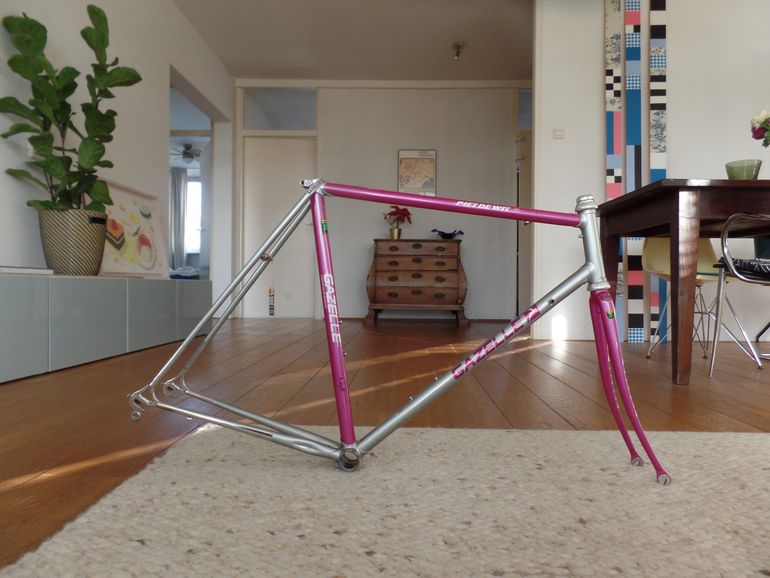 Used Gazelle Champion Mondial AA-Special 'Piet De Wit' 1994 Road & Gravel, Light Gray — image 8 of 16