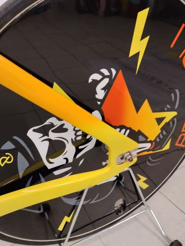 Used Pelizzoli Custom Shimano Dura Ace Di2 2025 Road & Gravel, Orange — image 11 of 18