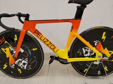 Used Pelizzoli Custom Shimano Dura Ace Di2 2025 Road & Gravel, Orange — image 8 of 18