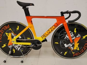 Used Pelizzoli Custom Shimano Dura Ace Di2 2025 Road & Gravel, Orange — image 1 of 18