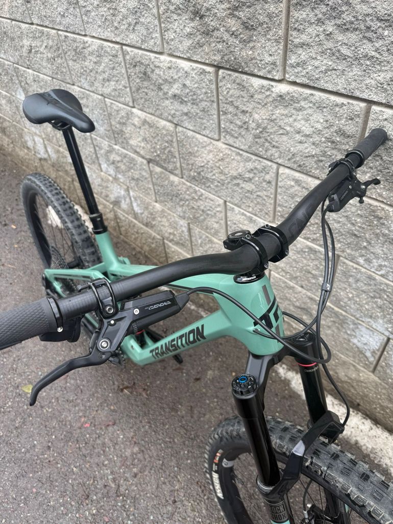 Used Transition Smuggler Carbon XO AXS 2025 2025 Mountainbike, Green, 29 — image 7 of 11