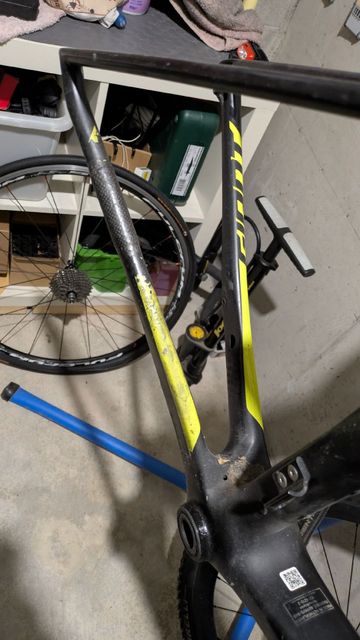 Used Giant TCR Advanced Pro 1 2017 Frameset 2017 Road & Gravel, Black — image 2 of 3