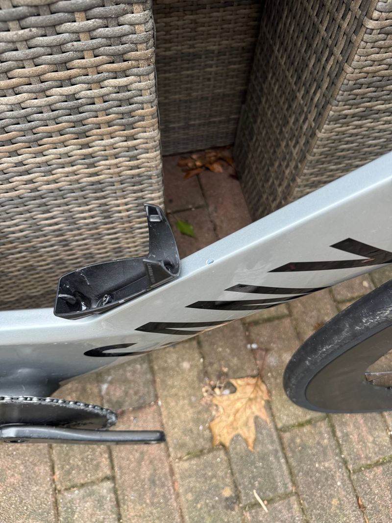 Canyon Speedmax CFR eTap 2023 2023 Road & Gravel de segunda mano, Gris claro — imagen 7 de 8