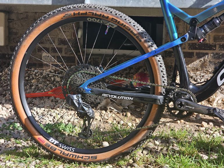 Used Corratec Revolution SRAM X01 Eagle AXS 2022 Mountainbike, Blau — image 3 of 6