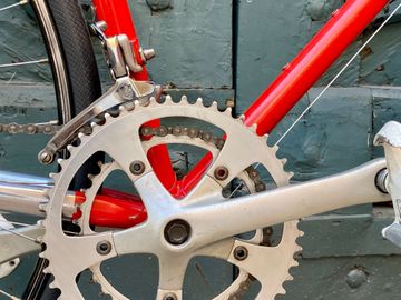 Used Vintage Italian Artisan Classic Campagnolo ‘90 1991 Road & Gravel, Red — image 4 of 14