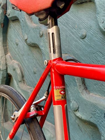Used Vintage Italian Artisan Classic Campagnolo ‘90 1991 Road & Gravel, Red — image 13 of 14