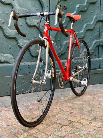 Used Vintage Italian Artisan Classic Campagnolo ‘90 1991 Road & Gravel, Red — image 14 of 14