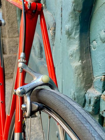 Used Vintage Italian Artisan Classic Campagnolo ‘90 1991 Road & Gravel, Red — image 9 of 14