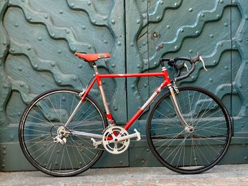 Used Vintage Italian Artisan Classic Campagnolo ‘90 1991 Road & Gravel, Red — image 2 of 14