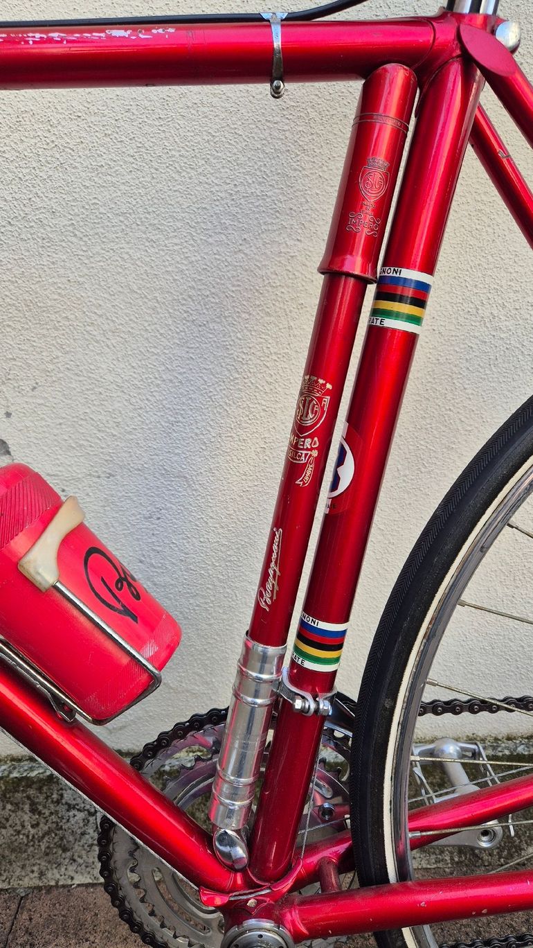 Used Borgognoni Borgognoni Custom Other 1970 Road & Gravel, Rosso — image 9 of 18