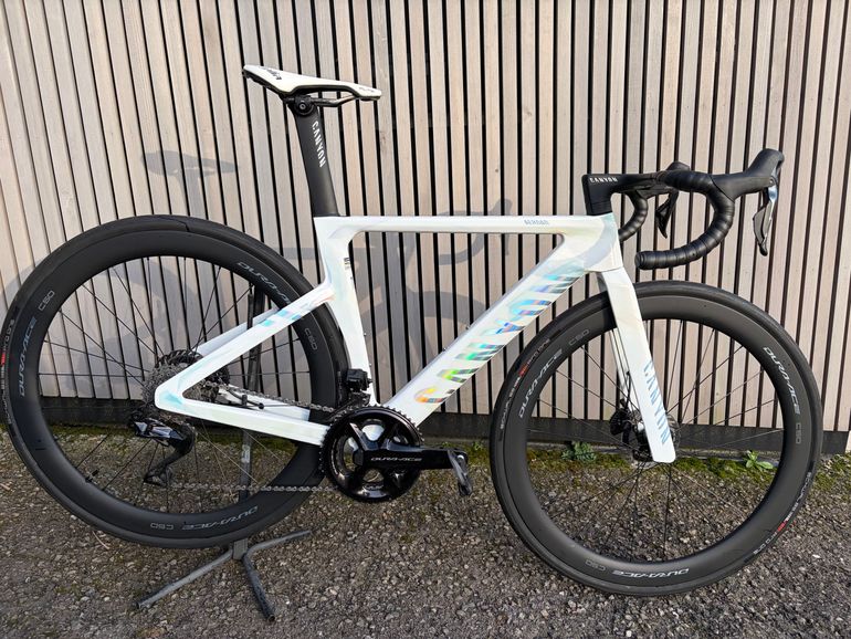 Used Canyon Aeroad CFR Tensor 2025 2025 Road & Gravel, White — image 1 of 26