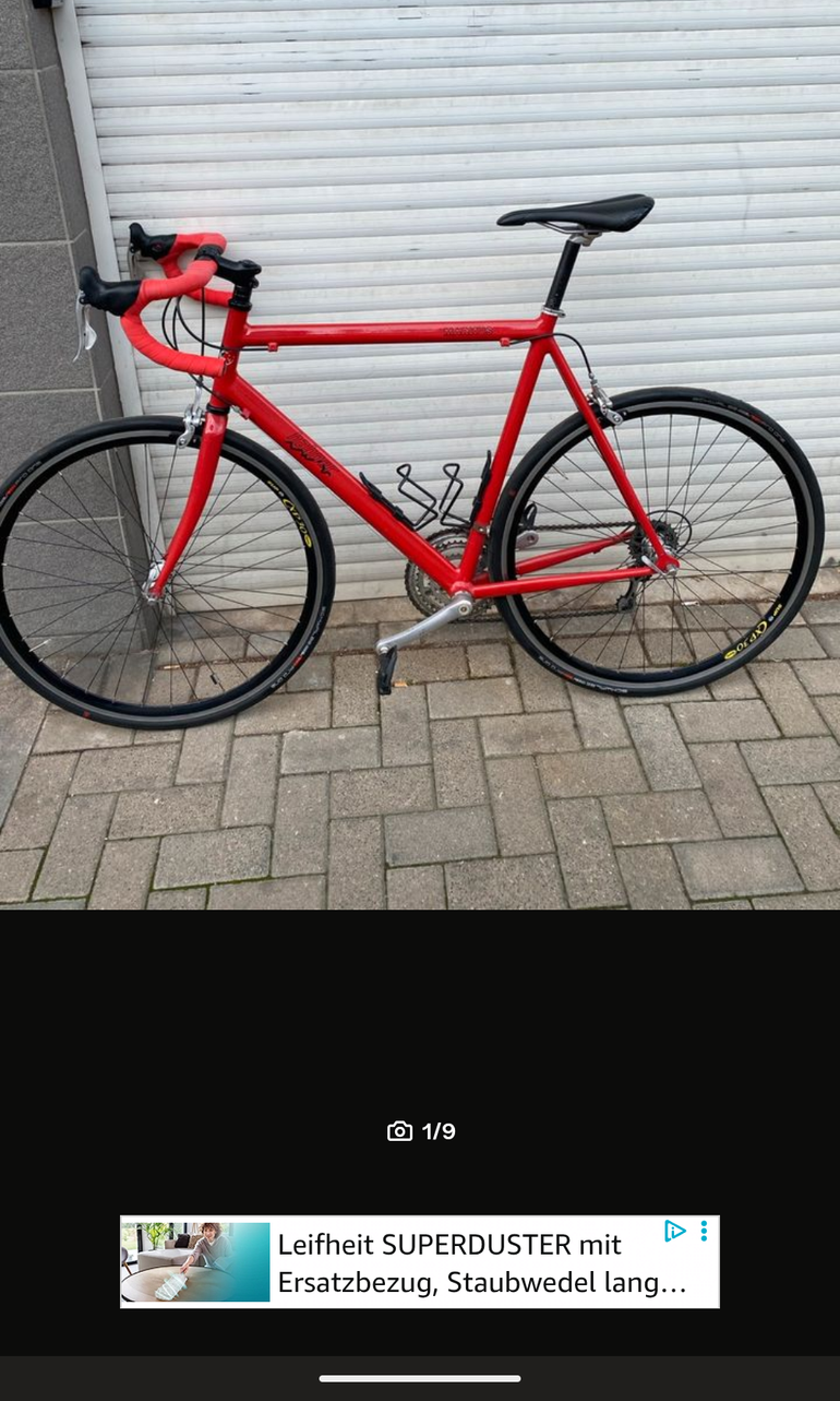 Used Hahner RadManufaktur Hahner RadManufaktur Custom Campagnolo Chorus 2010 Road & Gravel, Red — image 1 of 9