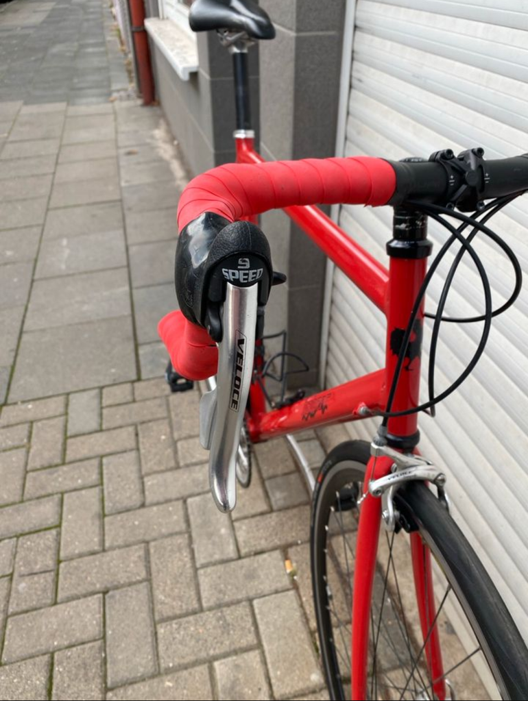 Used Hahner RadManufaktur Hahner RadManufaktur Custom Campagnolo Chorus 2010 Road & Gravel, Red — image 4 of 9