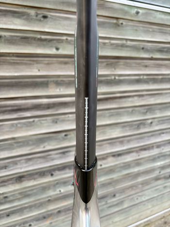 Used Bianchi Oltre Frameset 2022 Road & Gravel, Hellgrau — image 16 of 17