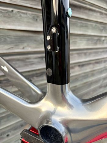 Used Bianchi Oltre Frameset 2022 Road & Gravel, Hellgrau — image 12 of 17