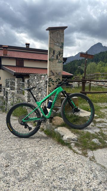 Gebrauchtes Specialiced Custom SRAM GX Eagle AXS (T-Type) 2024 Mountainbike, Grün — Bild 2 von 3