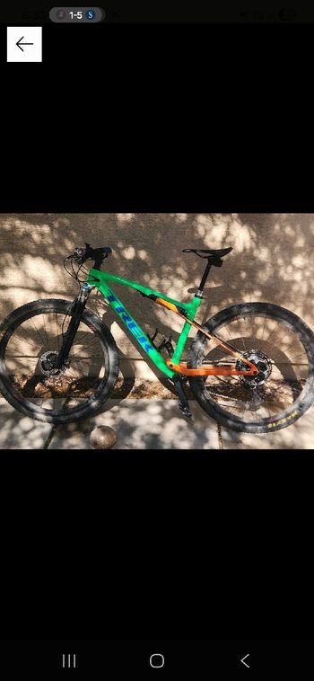 Used Trek Supercaliber 9.9 XTR Gen 1 2022 2022 Mountainbike, Green, 29 — image 12 of 14