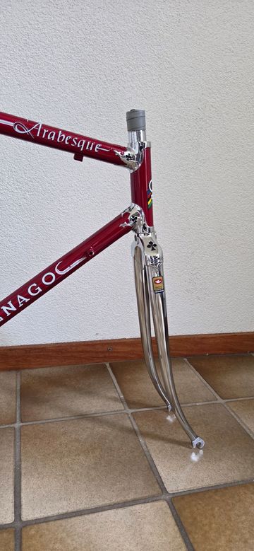 Used Colnago Arabesque Frameset 1980 Road & Gravel, Red — image 7 of 13