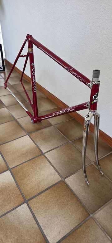Used Colnago Arabesque Frameset 1980 Road & Gravel, Red — image 9 of 13