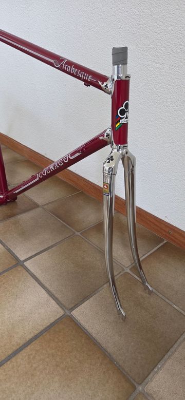 Used Colnago Arabesque Frameset 1980 Road & Gravel, Red — image 10 of 13