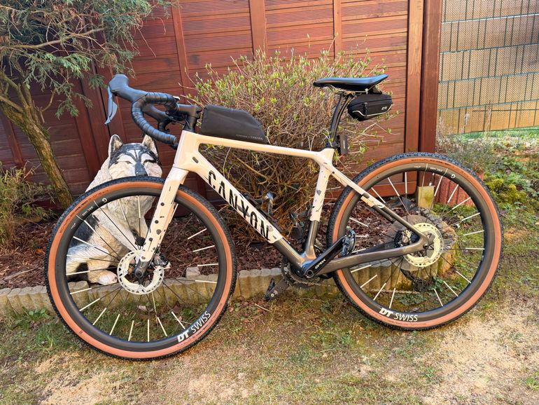 Used Canyon Grizl CF SLX 8 Di2 2024 2024 Road & Gravel, Weiß — image 1 of 8