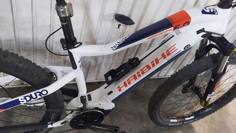 Haibike SDURO HardNine 5.0 2020 2020 Mountainbike usato, Bianco — immagine 9 di 10