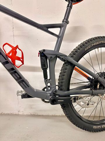 Used CUBE Stereo SRAM GX 2022 Mountainbike, Light Gray, 29 — image 7 of 10