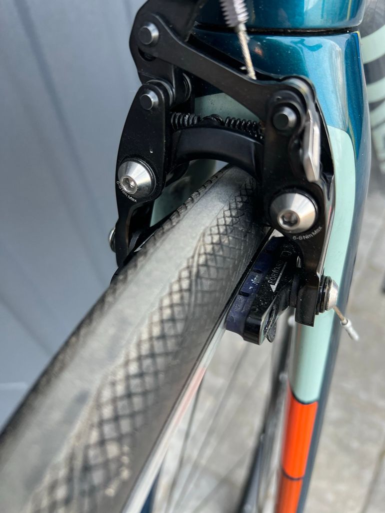 Used Trek Domane SL 8 2017 2017 Road & Gravel, Blue — image 14 of 15
