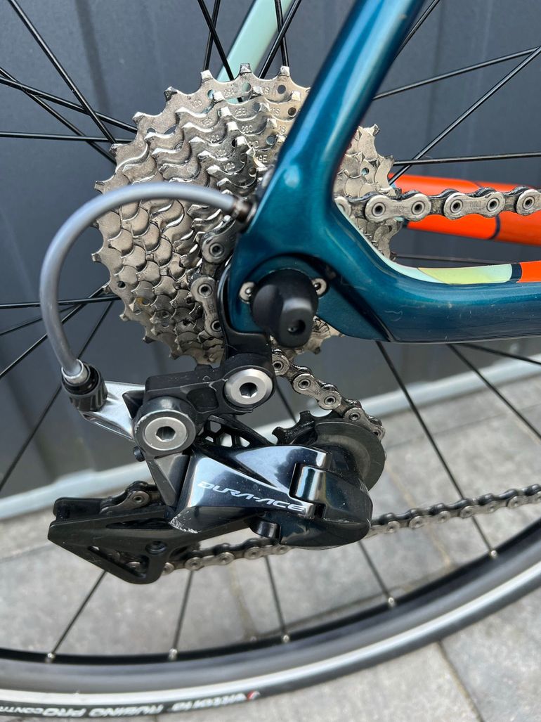 Used Trek Domane SL 8 2017 2017 Road & Gravel, Blue — image 3 of 15