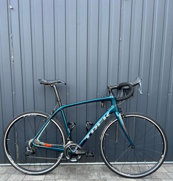 Used Trek Domane SL 8 2017 2017 Road & Gravel, Blue — image 1 of 15