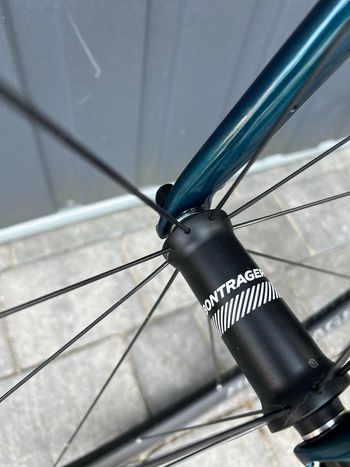 Used Trek Domane SL 8 2017 2017 Road & Gravel, Blue — image 10 of 15