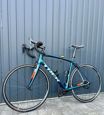 Used Trek Domane SL 8 2017 2017 Road & Gravel, Blue — image 2 of 15