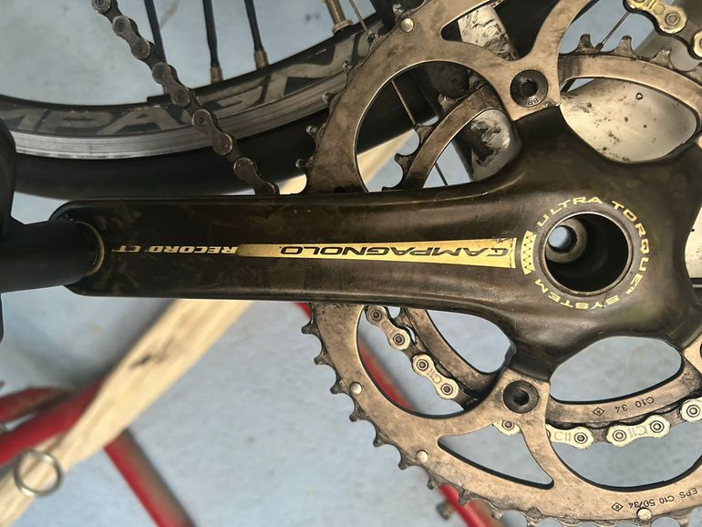 Used Pinarello Paris Campagnolo Record 2004 Road & Gravel, Weiß — image 8 of 8