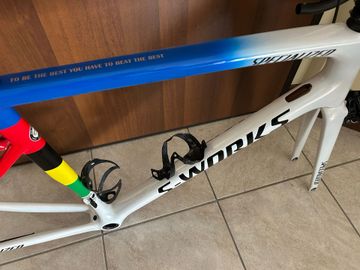Gebrauchtes Specialized Tarmac Frameset 2018 Road & Gravel, Weiß — Bild 2 von 4