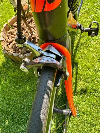 Used Cipollini Rb1k Shimano Dura Ace 2020 Road & Gravel, Orange — image 8 of 9