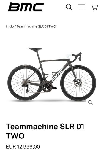 Used BMC Teammachine SLR 01 TWO 2024 2024 Road & Gravel, Black — image 6 of 8