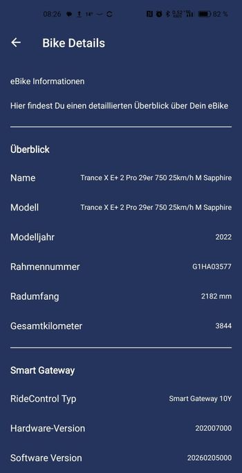 Used Giant Trance X E+ 2 2022 2022 Mountainbike, Blau, 29 — image 14 of 15