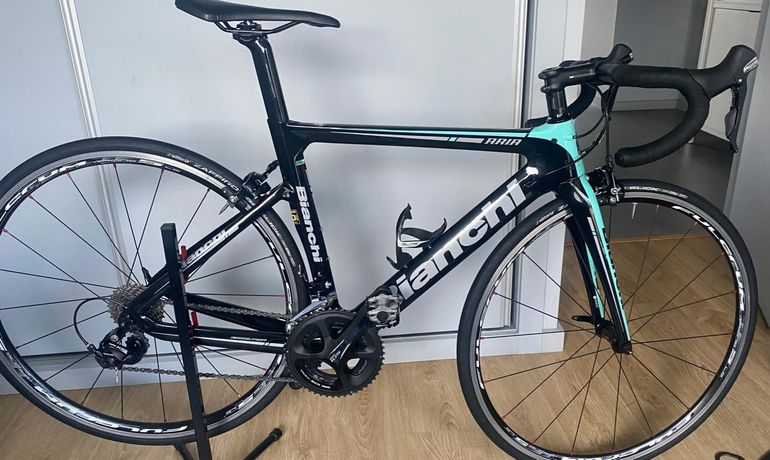 Used Bianchi Aria 105 2018 2018 Road & Gravel, Black — image 1 of 10