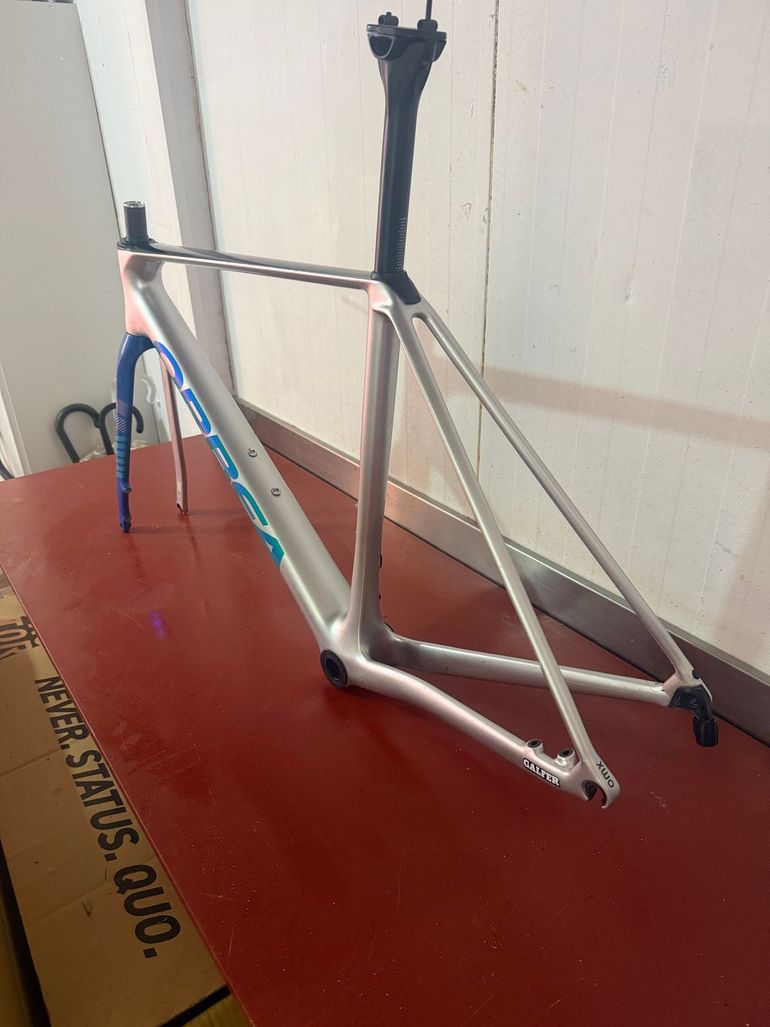 Used Orbea ORCA M10iLTD PWR 2025 Frameset 2025 Road & Gravel, Light Gray — image 2 of 3