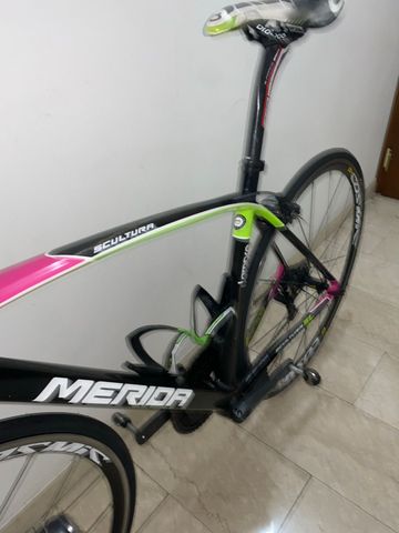 Merida Scultura CF Team-E 2014 2014 Road & Gravel usato, Nero — immagine 5 di 9