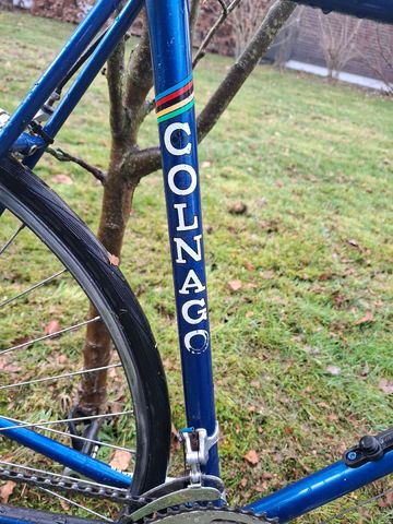 Used Colnago Custom Other Campagnolo 1980 Road & Gravel, Blue — image 6 of 9