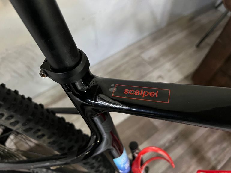 Used Cannondale Scalpel HT Carbon 4 2025 2025 Mountainbike, Red, 29 — image 3 of 16