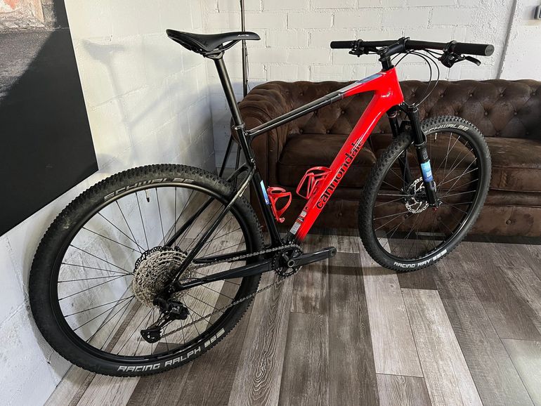 Used Cannondale Scalpel HT Carbon 4 2025 2025 Mountainbike, Red, 29 — image 2 of 16