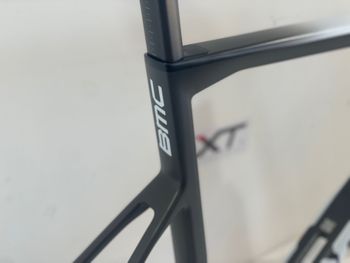 Used BMC Teammachine SLR01 Matt Black/White 58 Frameset 2024 Road & Gravel — image 3 of 5
